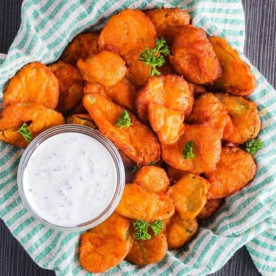 Buffalo Fried Pickles