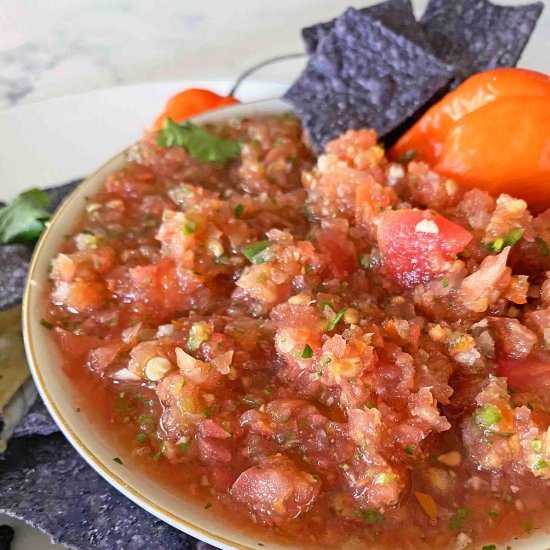 Spicy Habanero Salsa