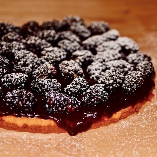 Blackberry Cream Cheese Tart