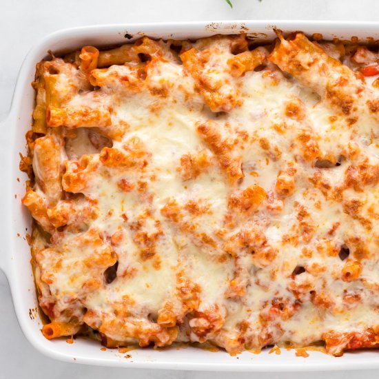 Vegetarian Baked Ziti