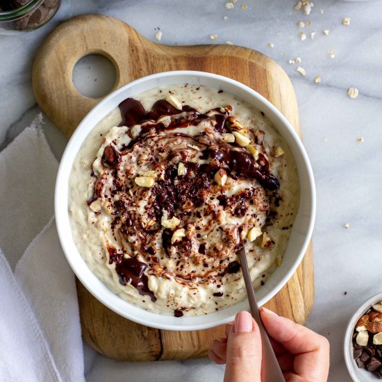 Chocolate and Nut Oatmeal