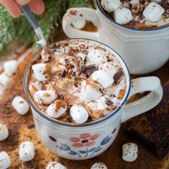 Vegan Oat Milk Hot Chocolate