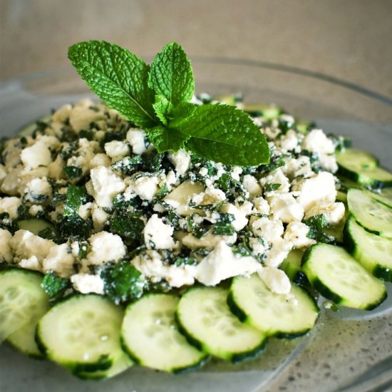 Cucumber, Mint & Fetta Salad