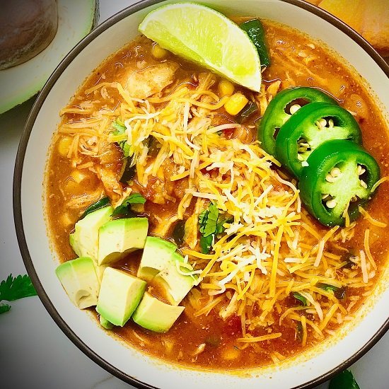 Healthy Enchilada Soup