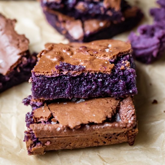 Ube Brownies