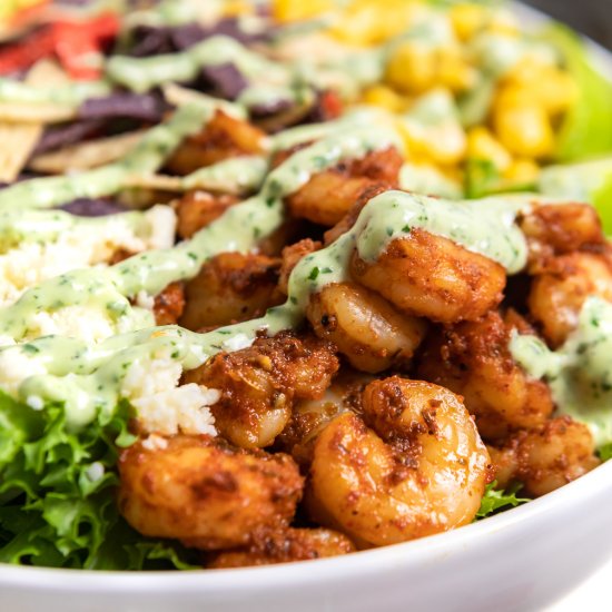 Shrimp Taco Salad