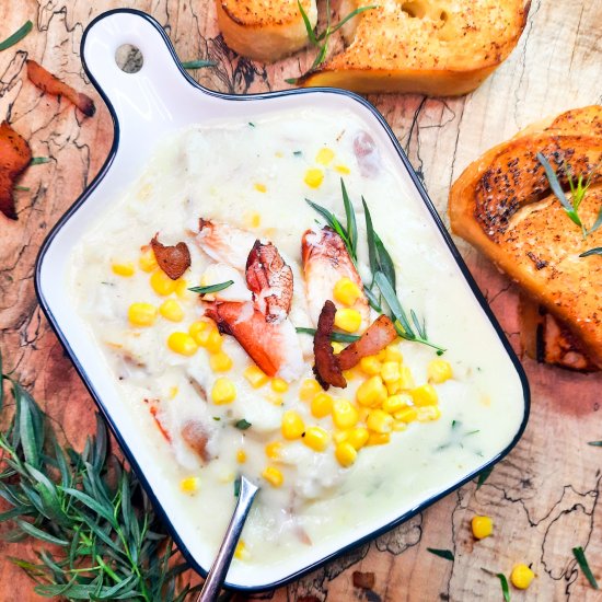 Dungeness Crab & Corn Chowder