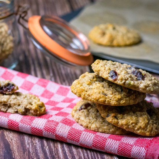 Refined Sugar-Free Oat Cookies