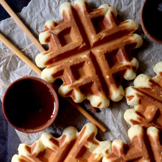 Crispy & Chewy Mochi Waffles (GF)