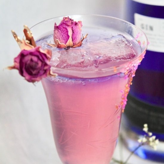 Antique Rose Empress Gin Cocktail