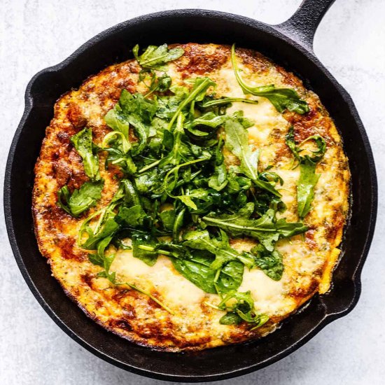 Ham and Cheese Frittata