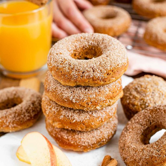 Apple Cider Vegan Doughnuts