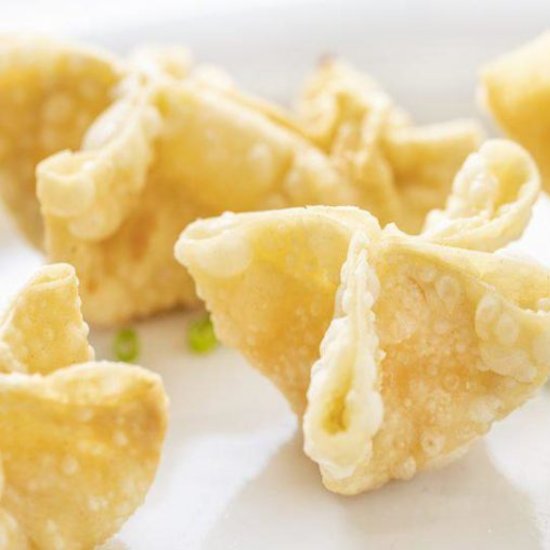 Homemade wontons