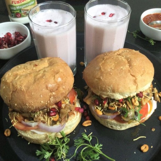 SCHEZWAN MUSHROOM BURGER