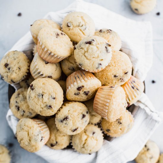 Mini Chocolate Chip Muffins