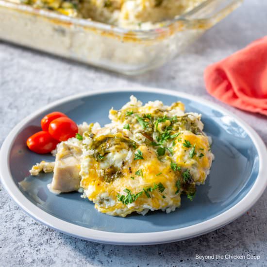 Green Chile Chicken and Rice