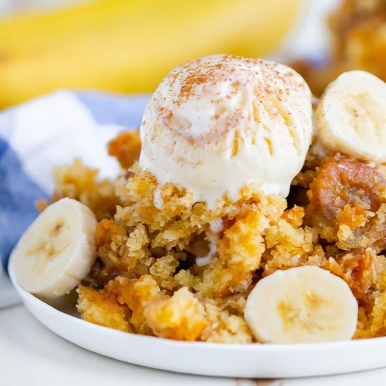 Easy Banana Cobbler