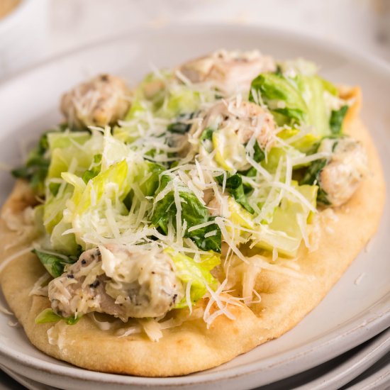 Chicken Caesar Flatbread