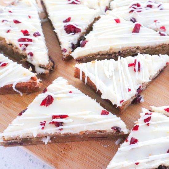 Cranberry Bliss Bars