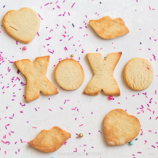 Sugar Free Valentines Sugar Cookies