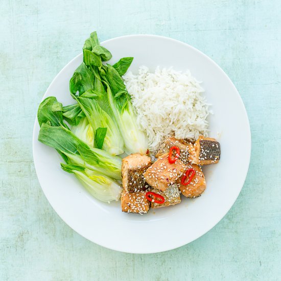 Soy, Sesame and Ginger Salmon