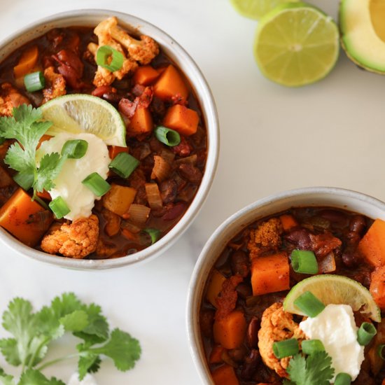 Black Bean Butternut Squash Chili