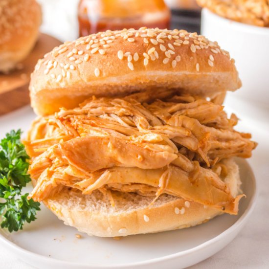 Instant Pot BBQ Shredded Chicken