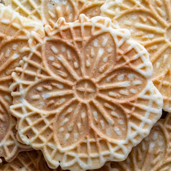 Lemon Pizzelle