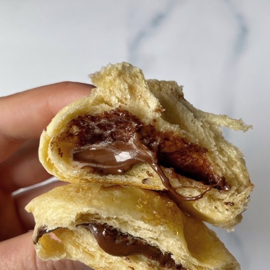 Nutella Filled Crescent Rolls