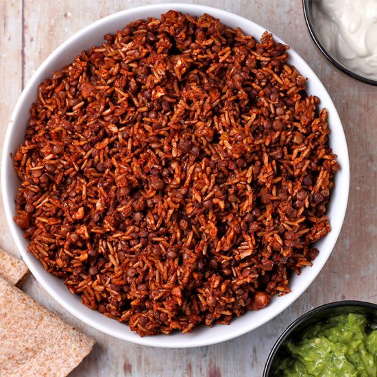 Basmati & Lentil Vegan Taco Meat