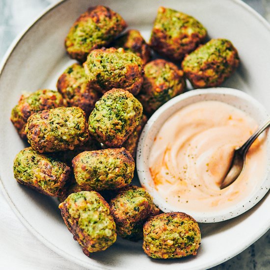 Air Fryer Broccoli Tater Tots