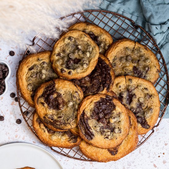 Malted Chocolate Chip Cookies