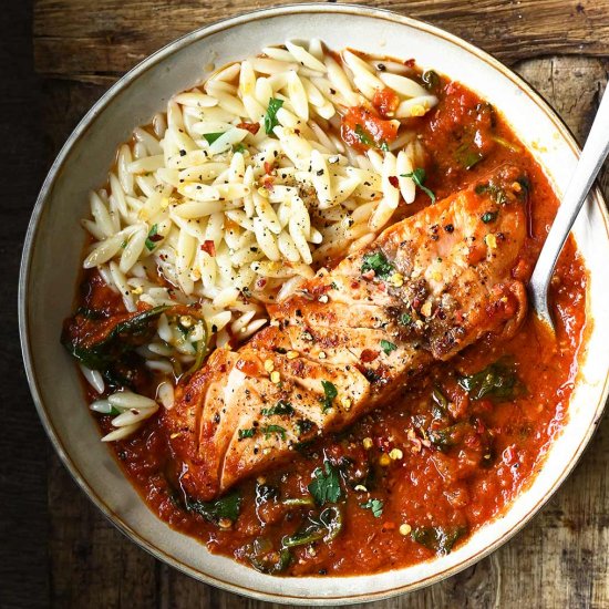 Salmon all’Arrabbiata