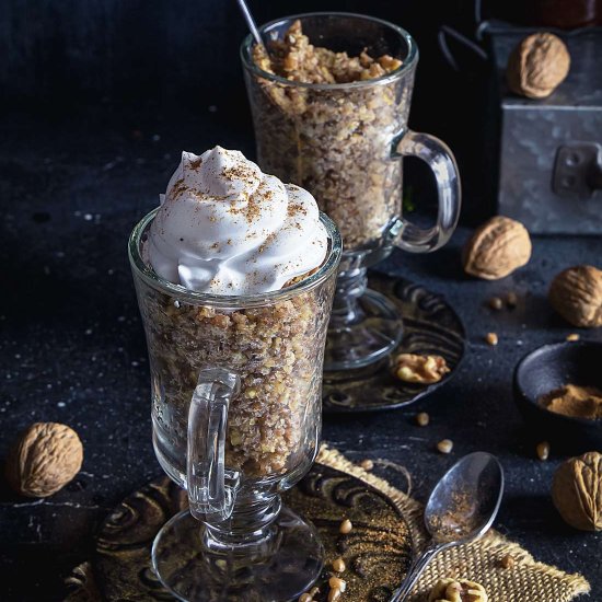 Wheat Berry Pudding With Walnuts