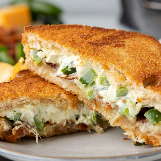 Jalapeno Popper Grilled Cheese