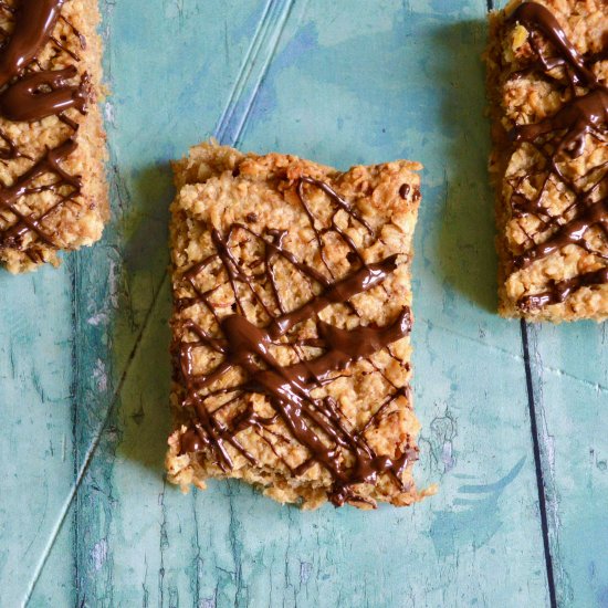 Ginger Chocolate Flapjacks