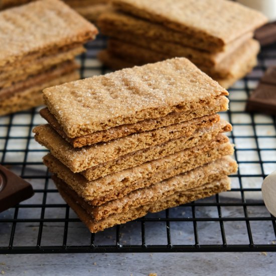 Homemade Vegan Graham Crackers