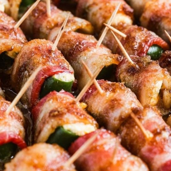 Brown Sugar Bacon Jalapeno Poppers