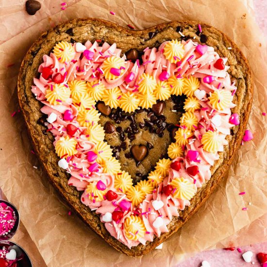 Giant Heart Cookie