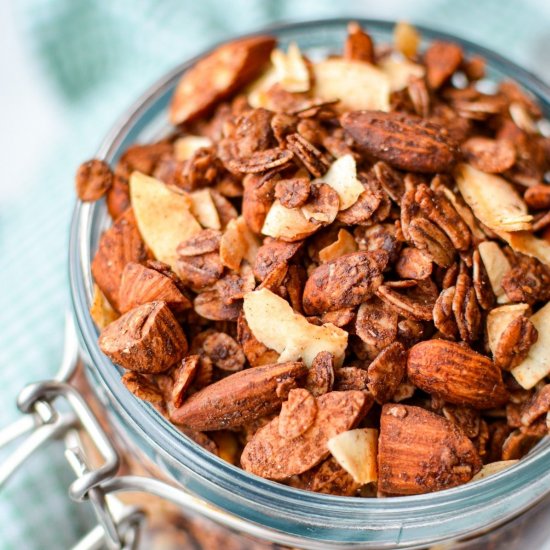 Healthy Chocolate Almond Granola