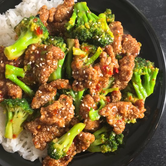 Trader Joe’s Beef and Broccoli