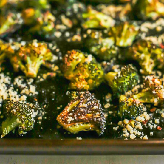 Parmesan roasted broccoli