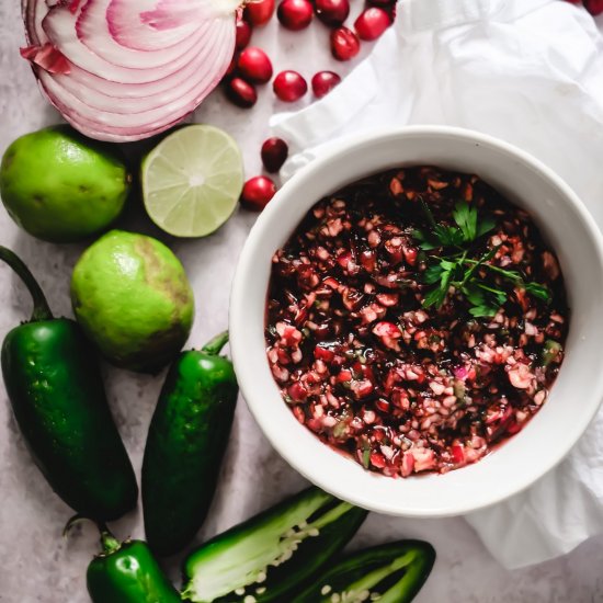 Sweet and Spicy Cranberry Jalapeno