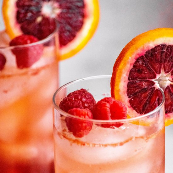 Valentine Raspberry Vodka Spritz