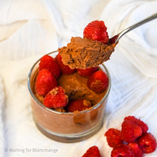 Two Ingredient Chocolate Mousse