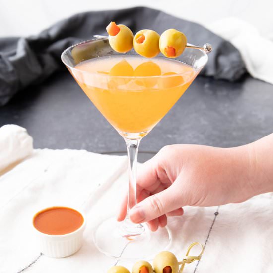 Hot and Dirty Martini