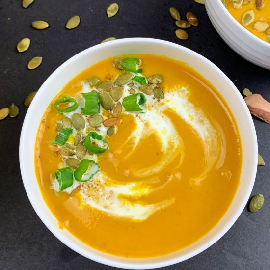 sweet potato and carrot soup