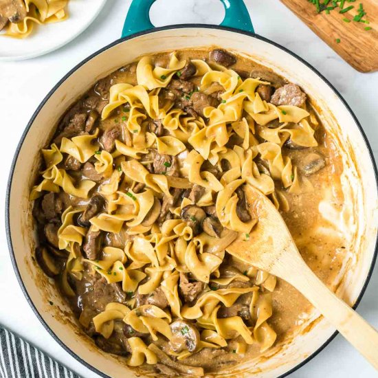 Easy Beef Stroganoff