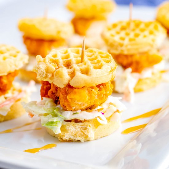 Chicken and Waffle Sliders