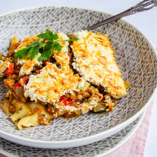 Creamy Courgette Lasagne